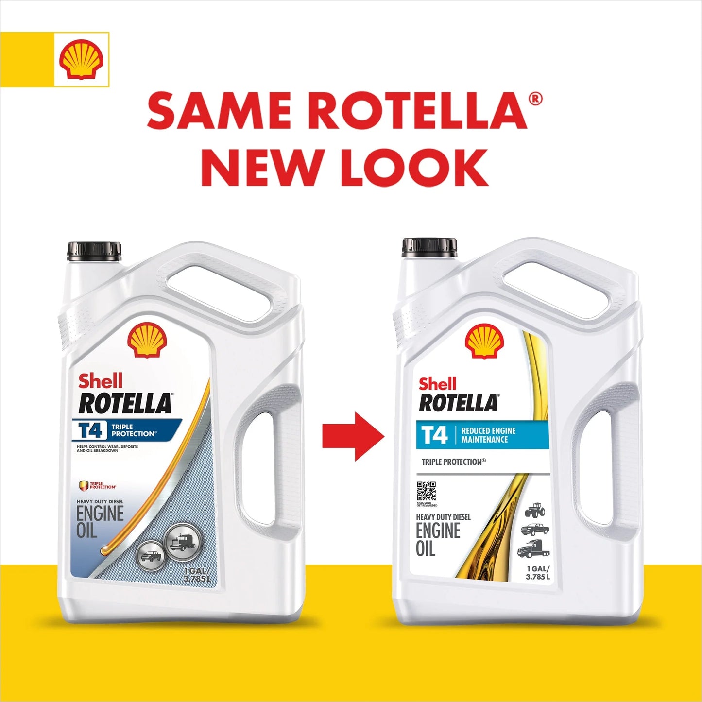 Shell T4 Triple Protection 10W-30 Diesel Engine Oil, 1 Gallon