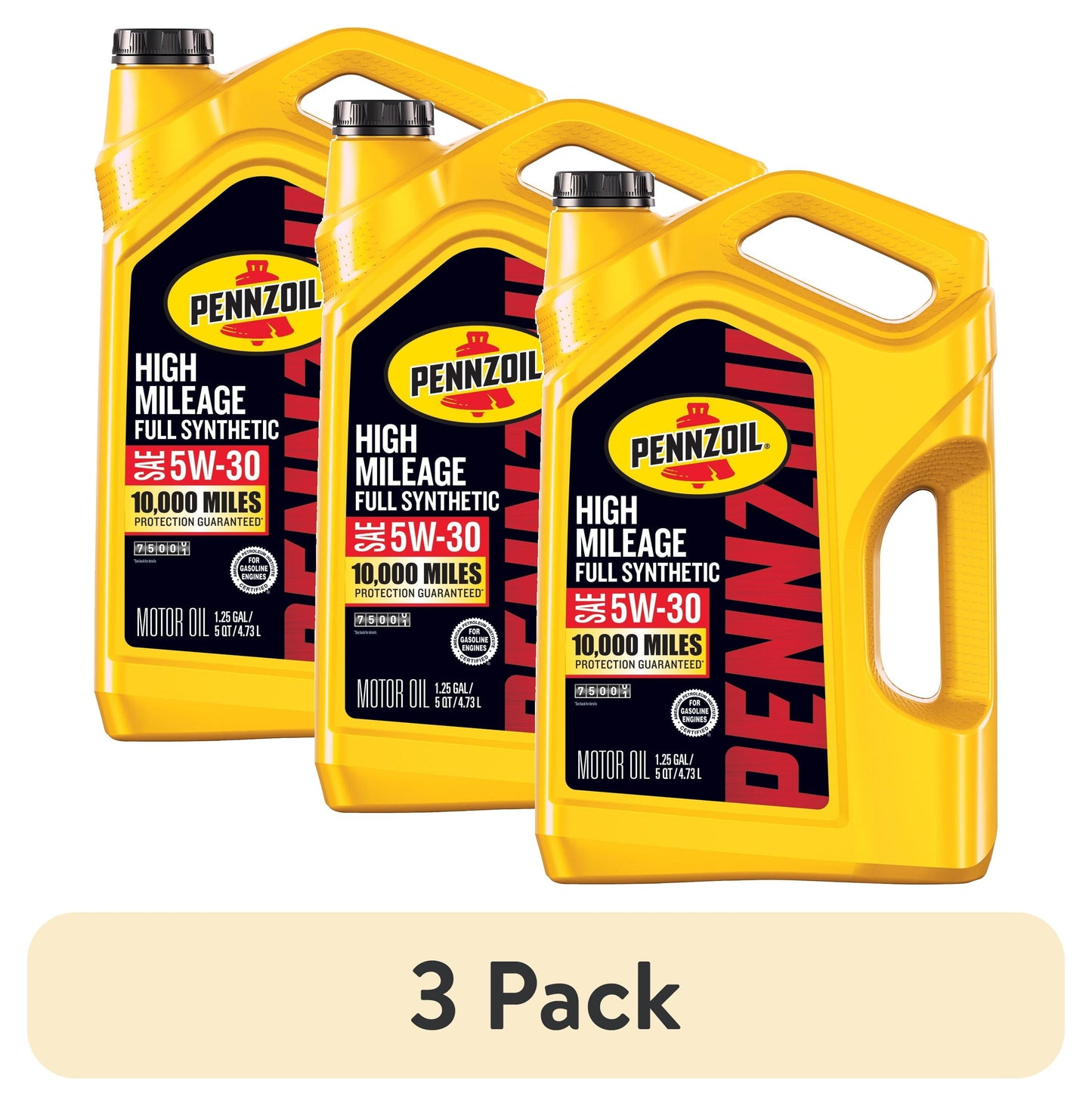 High Mileage Full Synthetic 5W-30 Motor Oil, 5 Quart